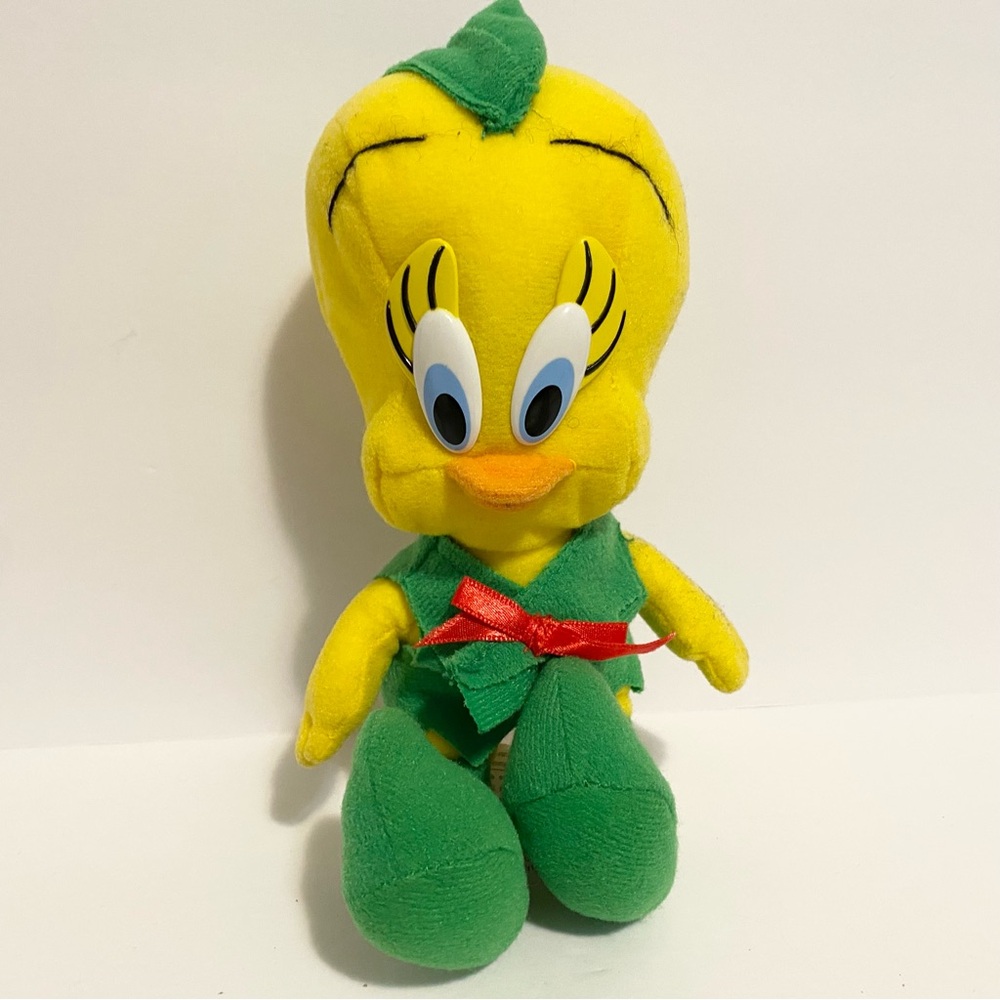 Tweety Bird 8" Plush Peter Pan Robin Hood Elf Warner Bros Christmas McDonalds